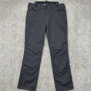 Ariat Rebar M7 Pants Mens Size 34x32 Gray DuraStretch Workwear Slim Straight Leg
